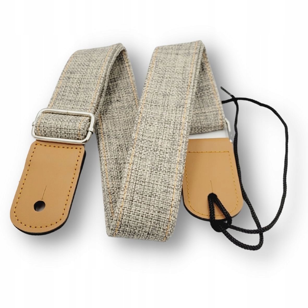 

Pasek do ukulele Naturalny szary na zaczep!