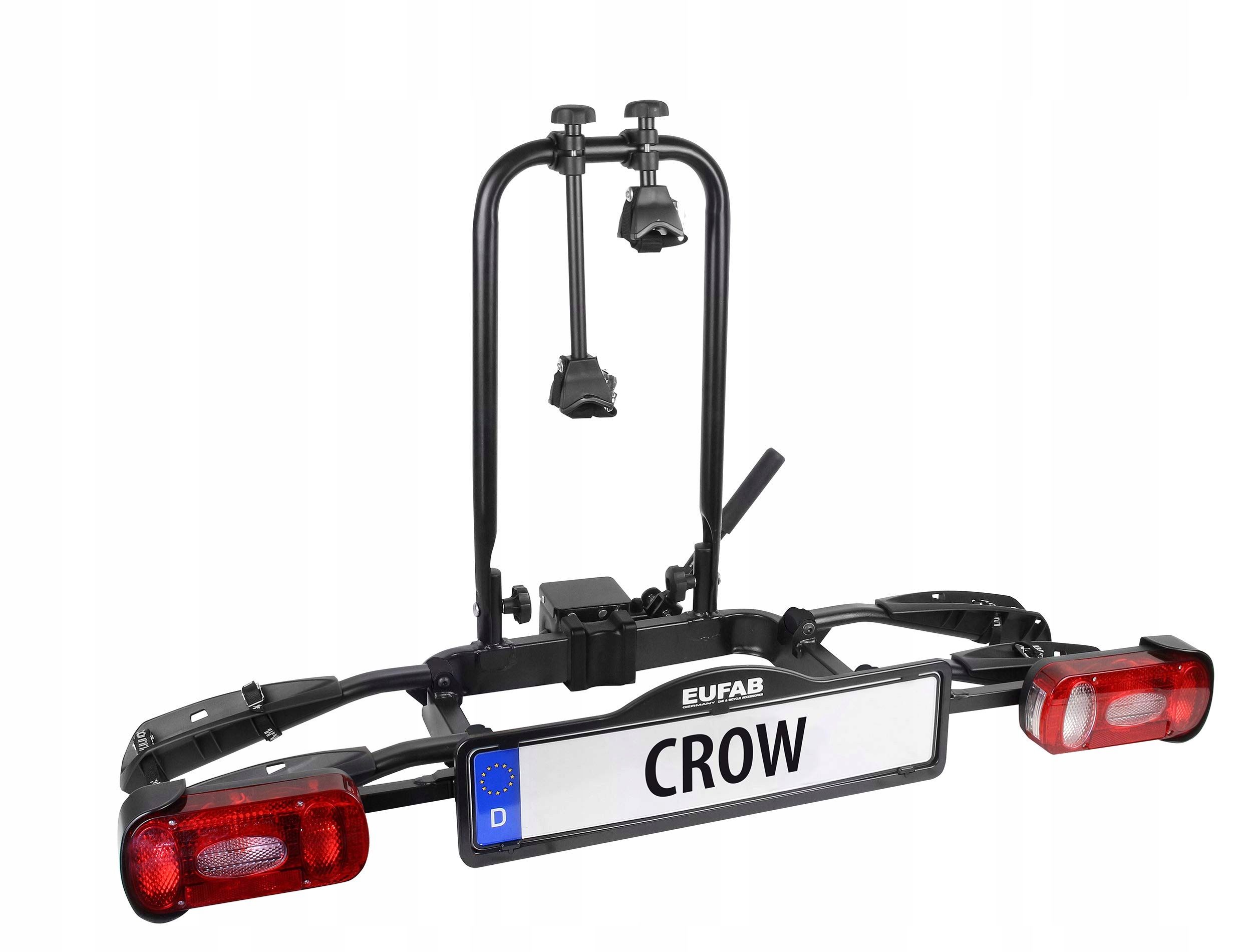 Eufab 11563 nosič bicyklov Crow pre 2 elektrobicykle