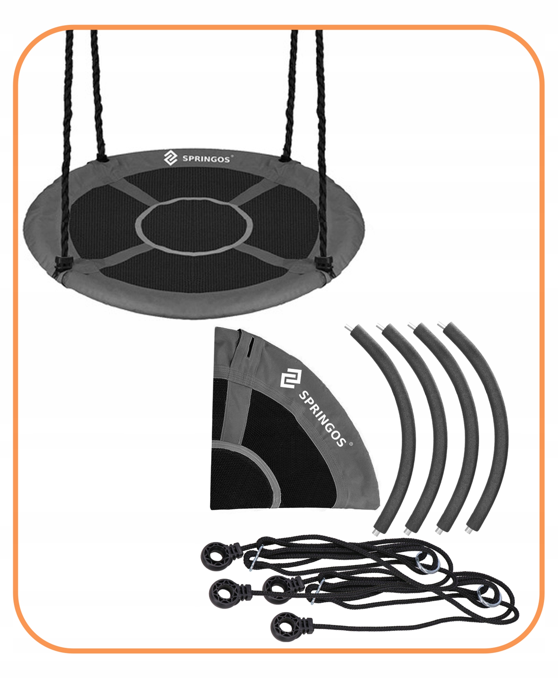 BOCIANIE GNIAZDO HUŚTAWKA OGRODOWA DLA DZIECI 110cm DUŻA MOCNA 150kg XXL EAN (GTIN) 5907719478685