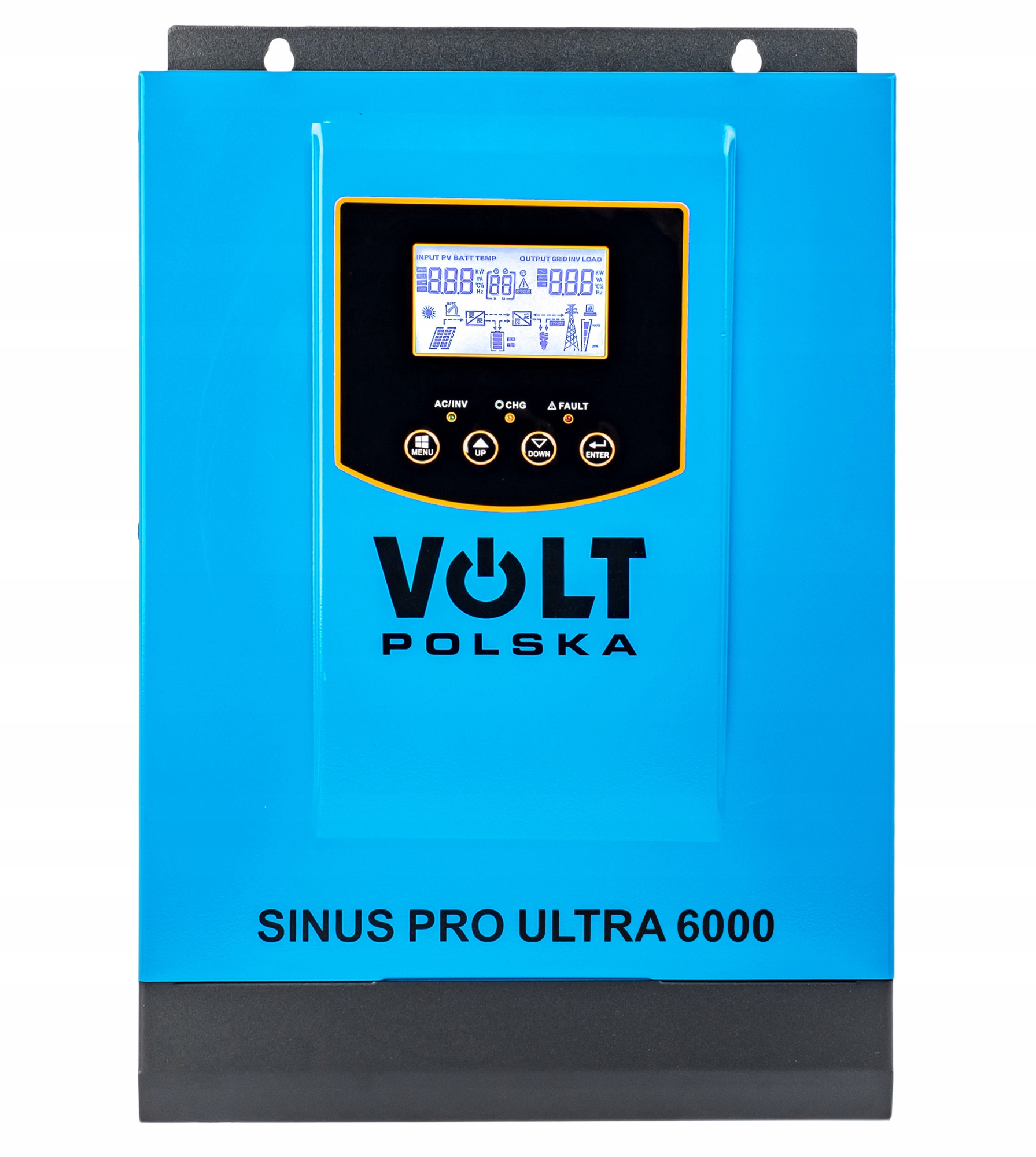 VOLT POLSKA SINUS PRO ULTRA 6000 W 24V 230V INWERTER SOLARNY OFF GRID SMART Stan opakowania oryginalne