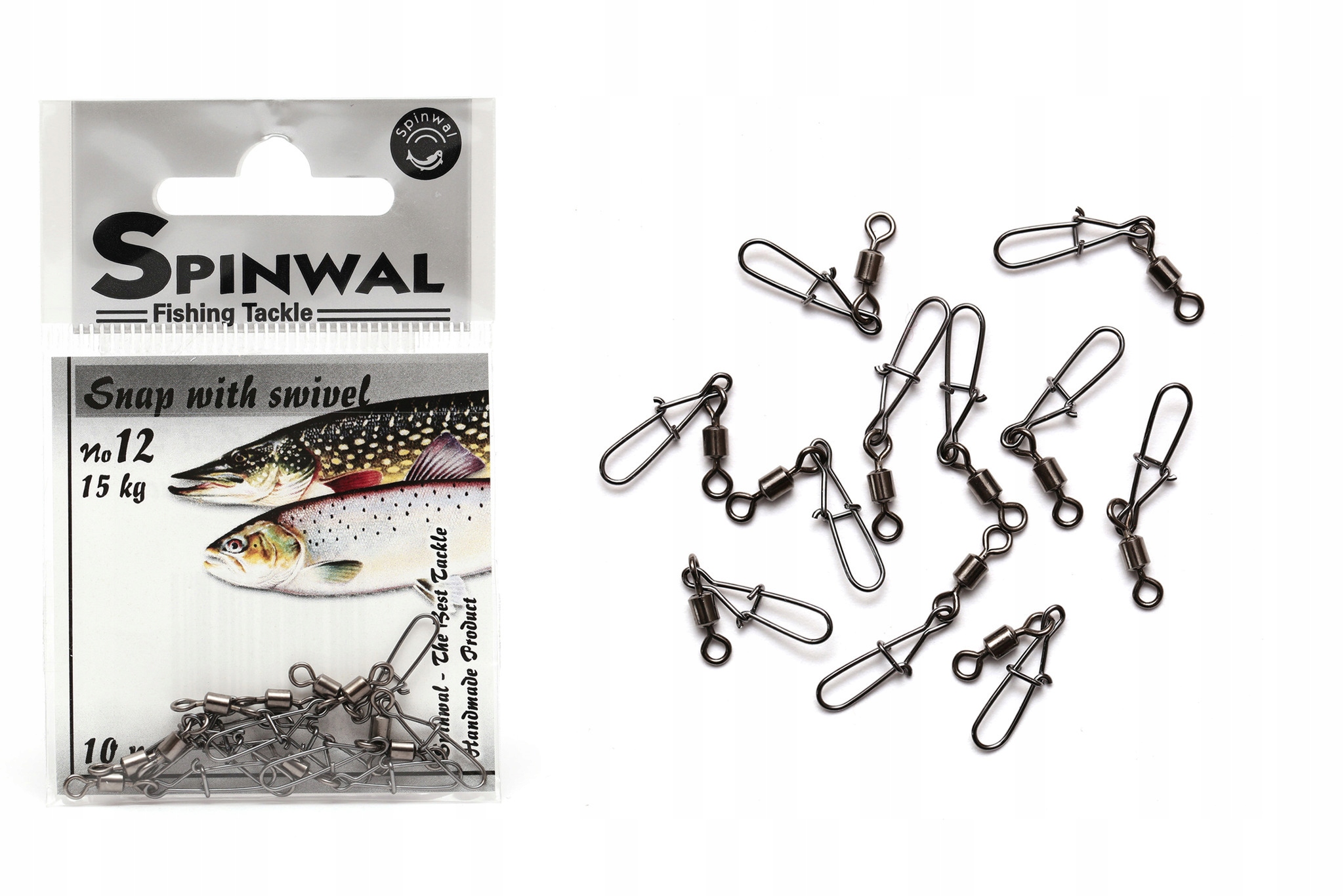 

Wytrzymałe Agrafki Z Krętlikiem Spinwal SWS12/15kg