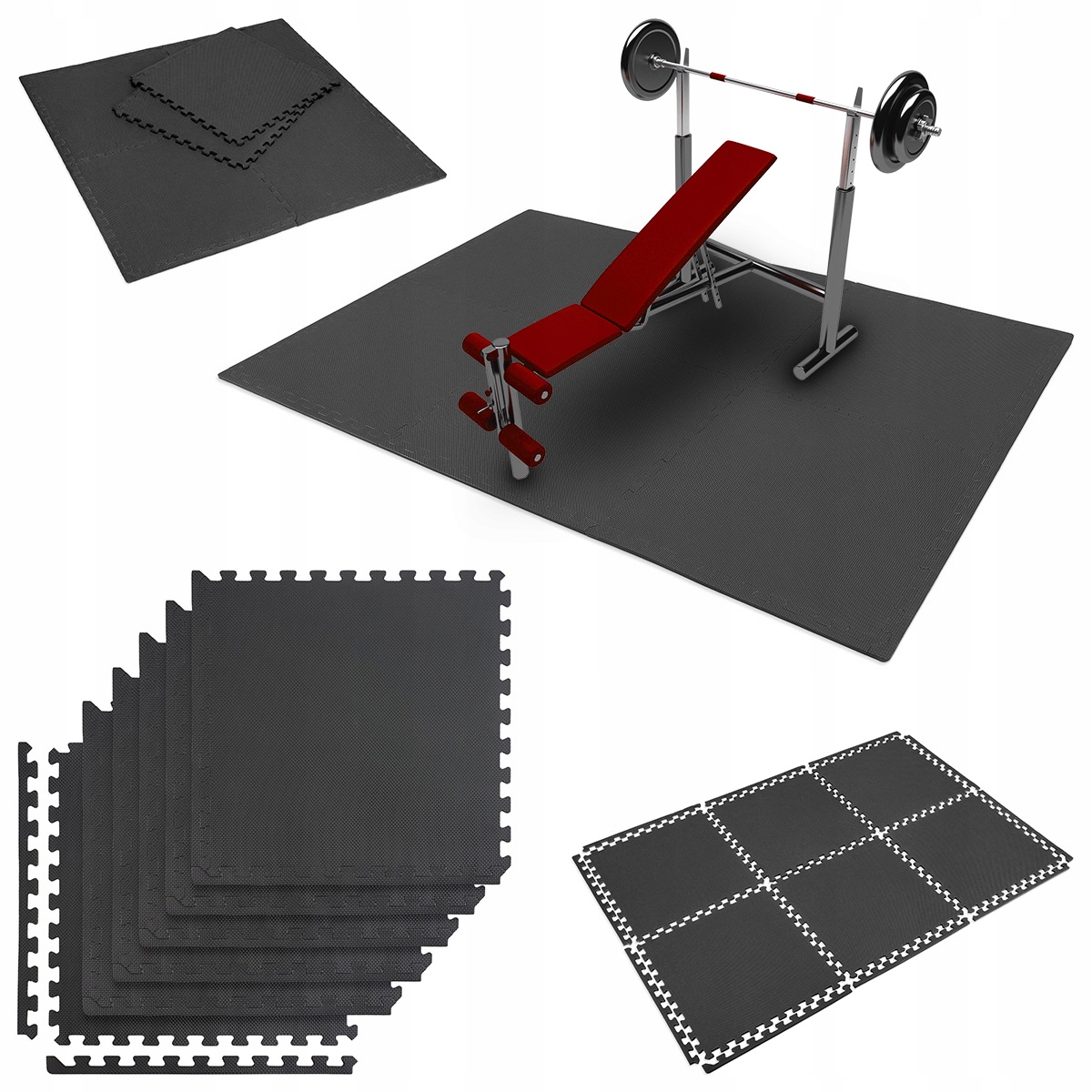 

Mata Puzzle Pod Sprzęt Do Ćwiczeń 118X176CM 6SZT