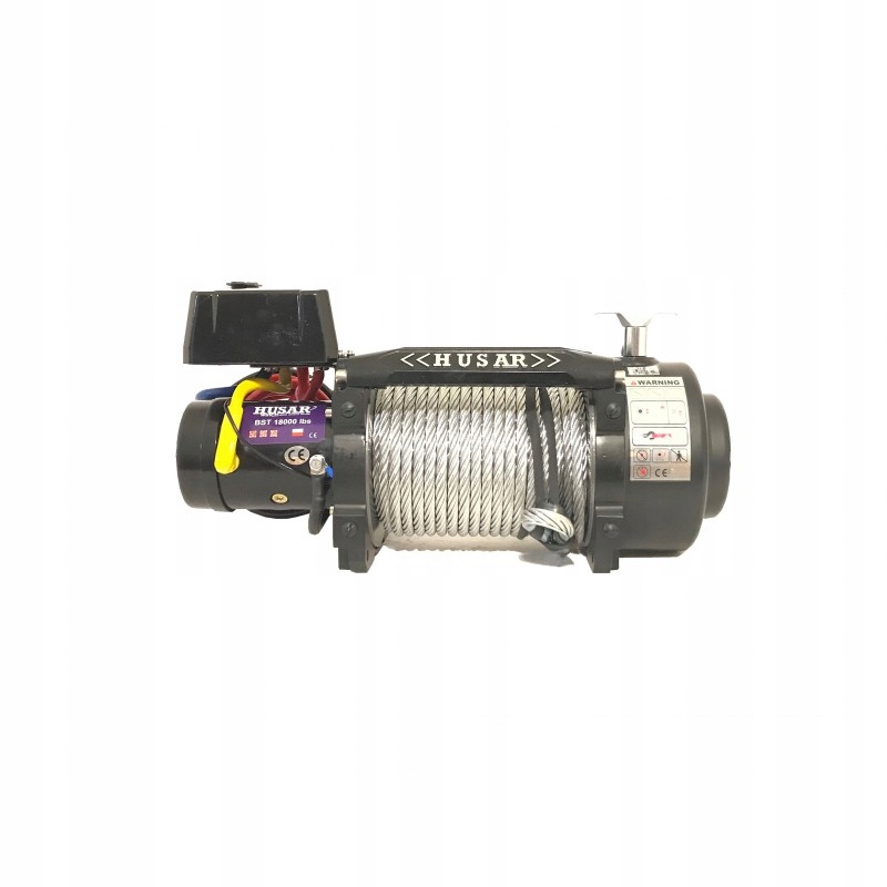 WYCIAGARKA WCIAGARKA LINA STALOWA 8 2T 30m 24V Manufacturer HUSAR WINCH