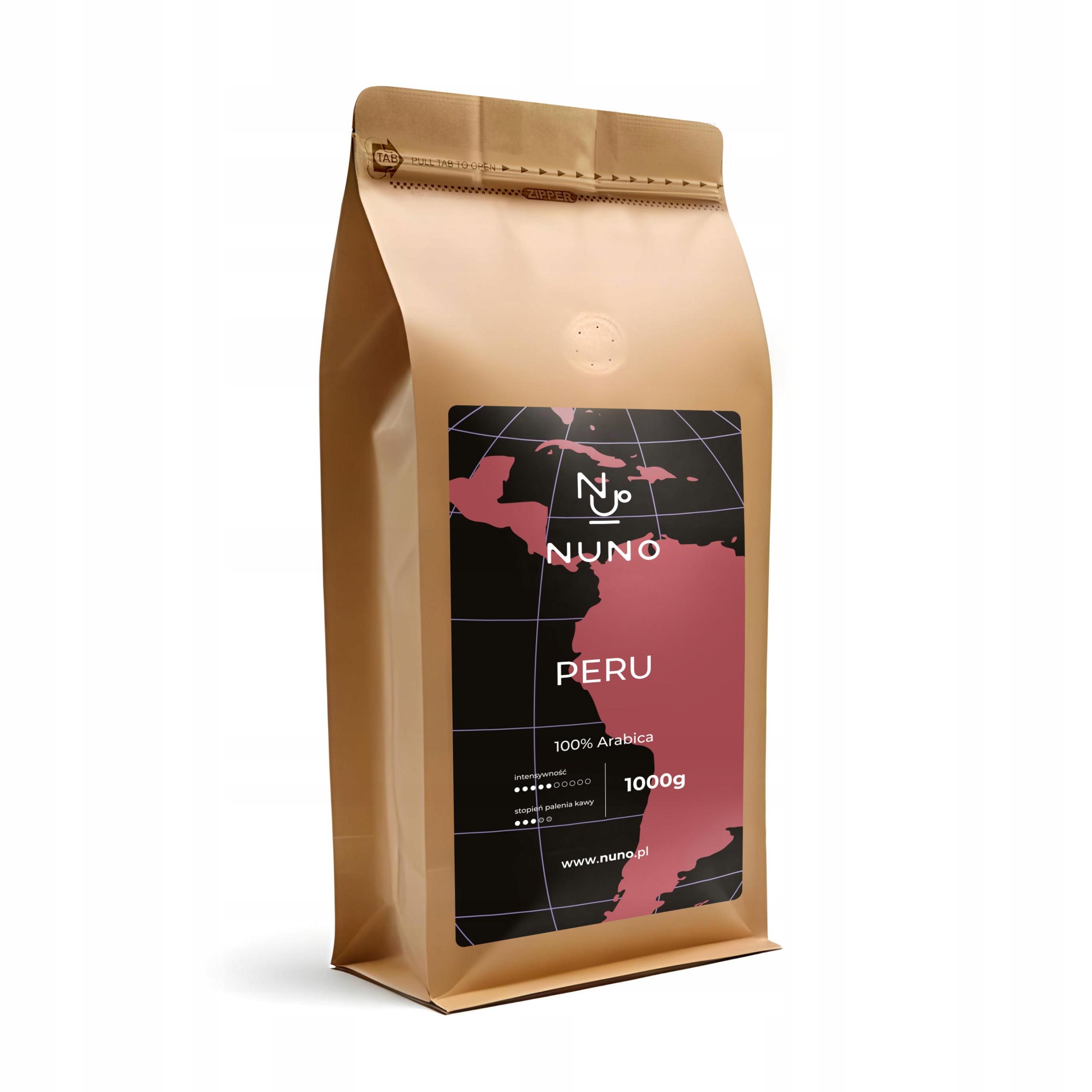 Kawa ziarnista Arabica Nuno Peru 1000 g