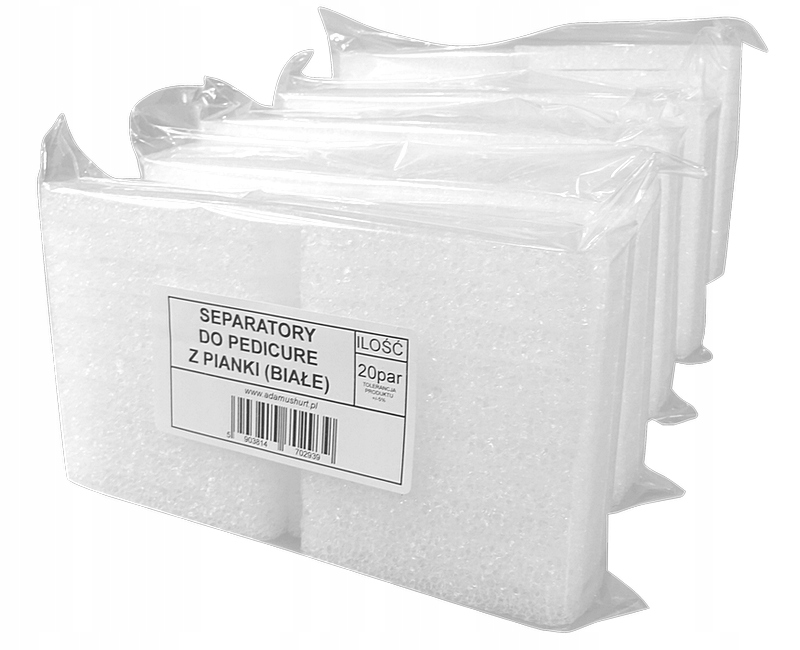 

Separatory Piankowe Do Pedicure 100par (200szt)