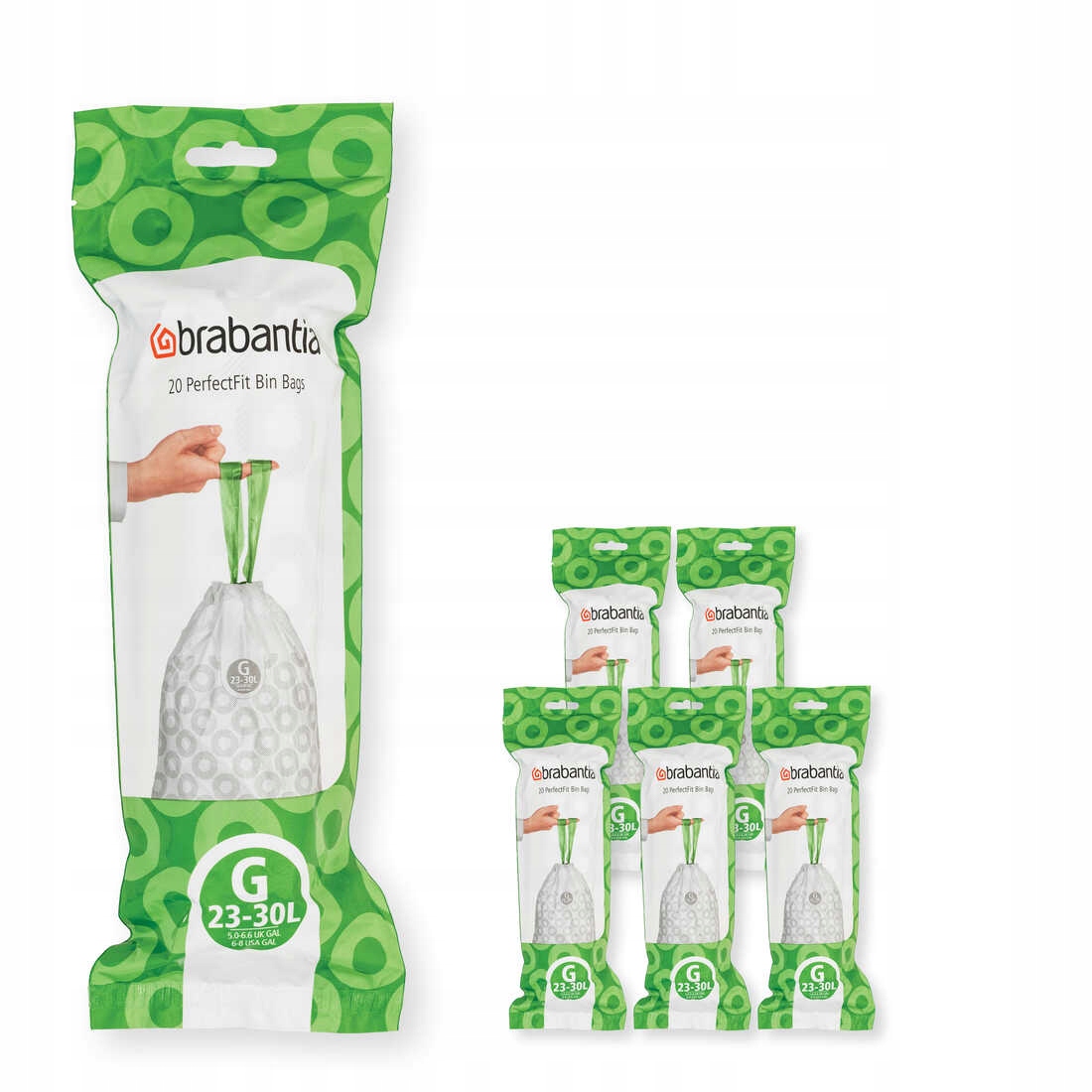 Levně Sáčky Brabantia PerfectFit 23-30 L (g) 120 ks