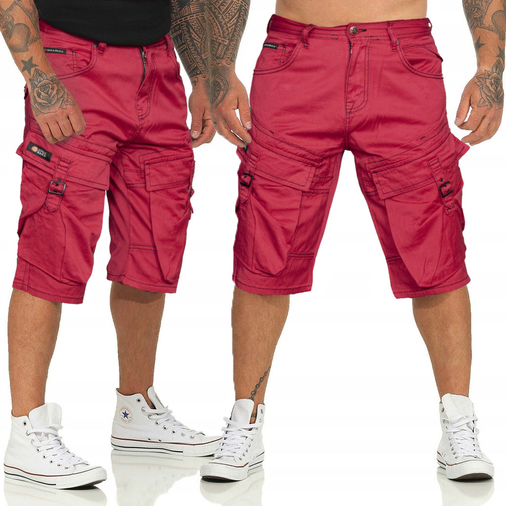 Kraťasy Kapsáče Bavlněné Cipo Baxx Kapsy na prošití