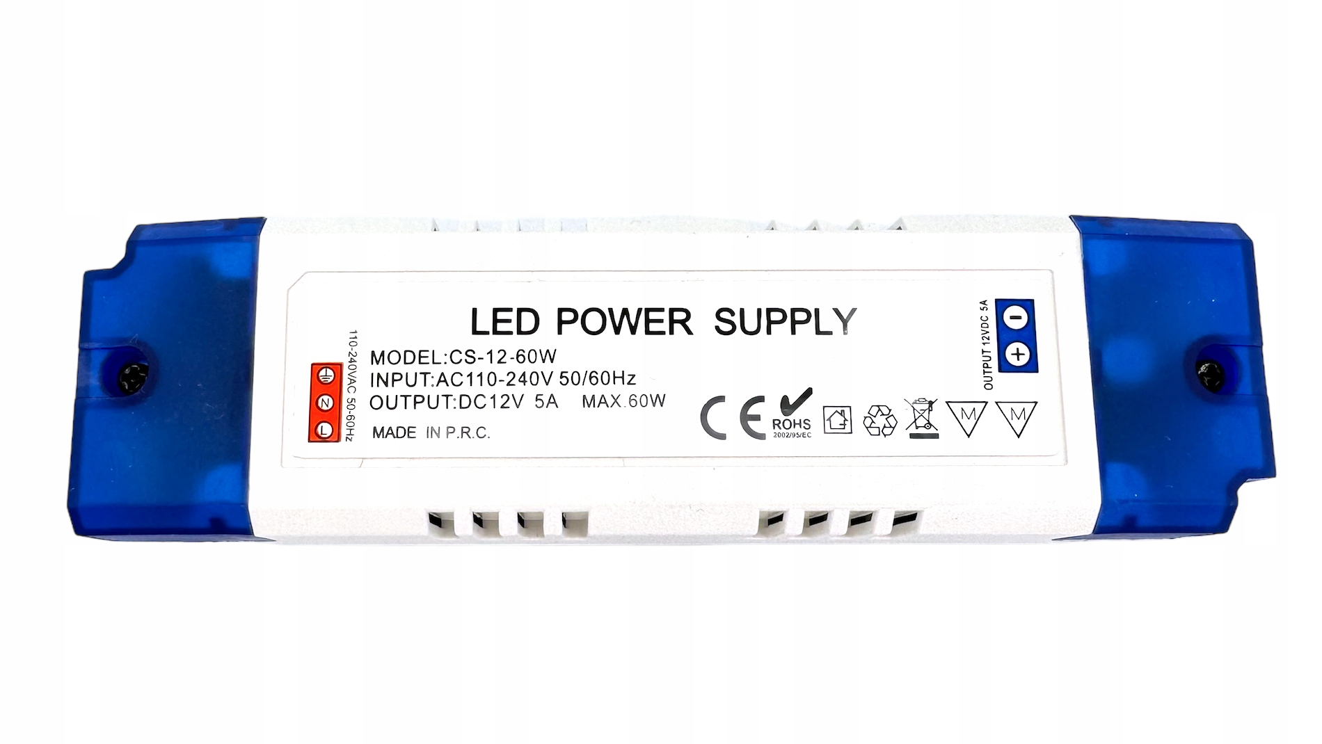 ZASILACZ 12V LED MEBLOWY 60W 5A Do Taśmy LED Transformator EAN (GTIN) 5903715452186