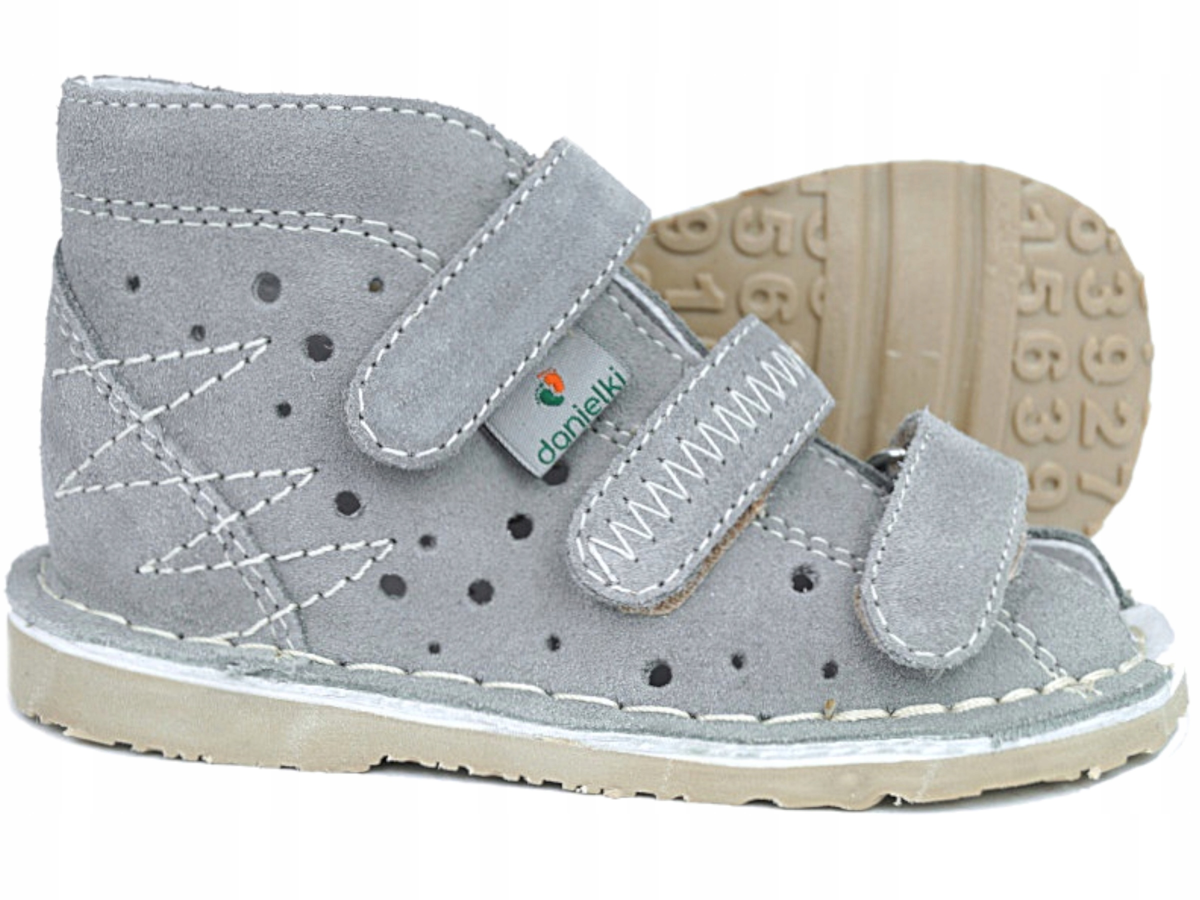 Danielki Kapcie Sandałki Buty Z Obcasem Thomasa 30