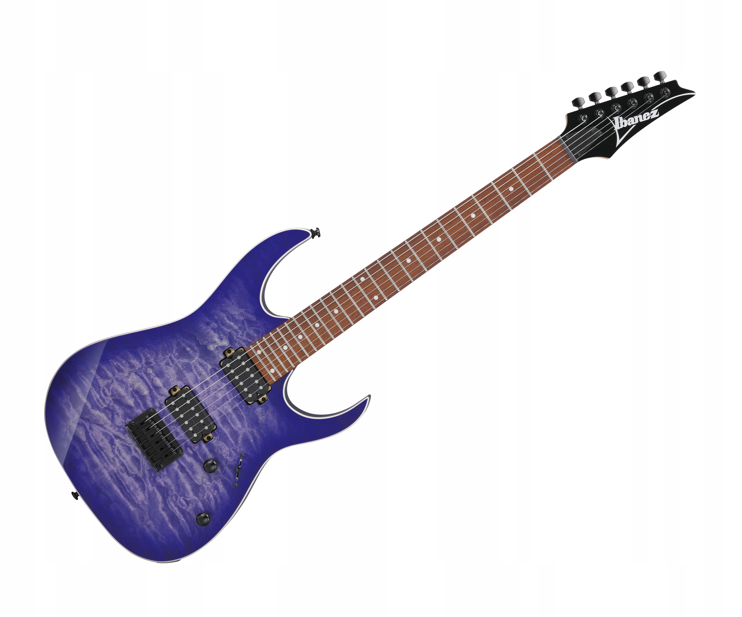 Ibanez RG421QM アイバニーズ Ibanez RG421QM-CBB Cerulean Blue Burst