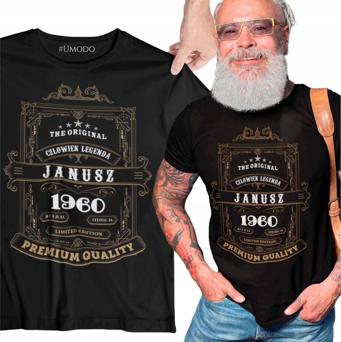 

Koszulka na 30 40 50 60 70 urodziny męska