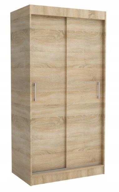 

Szafa przesuwna 100 cm dwudrzwiowa dąb sonoma Mlw