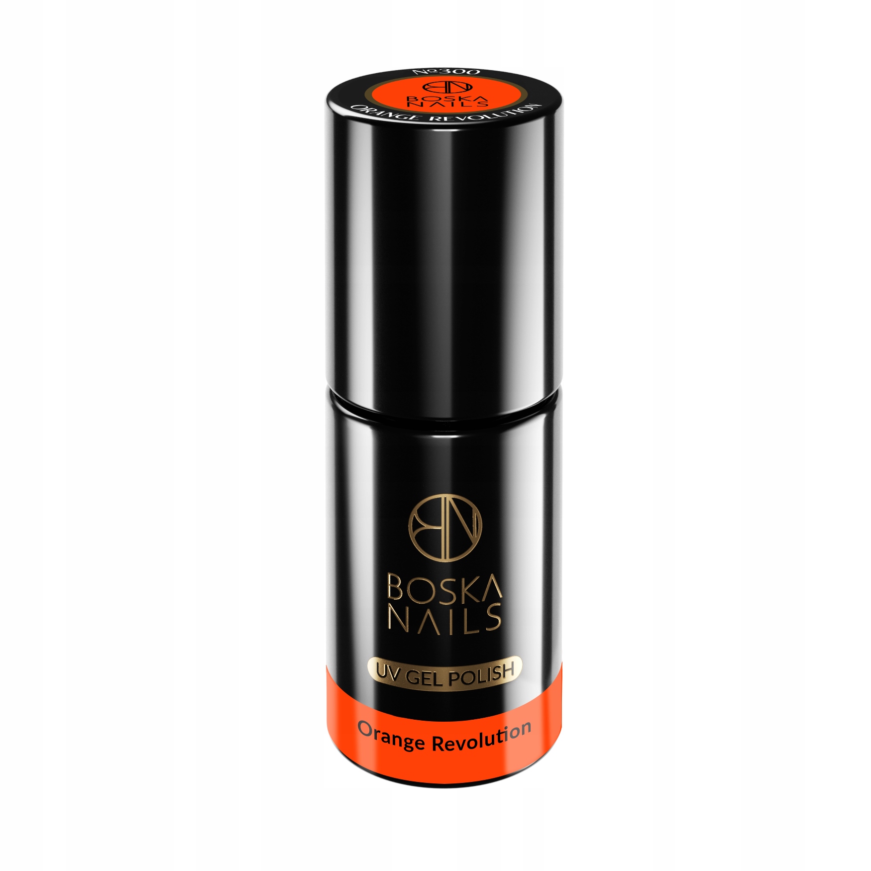 Boska Nails Lakier Hybrydowy do paznokci 300 Orange Revolution pomarańcz 6m Pojemność 6 ml