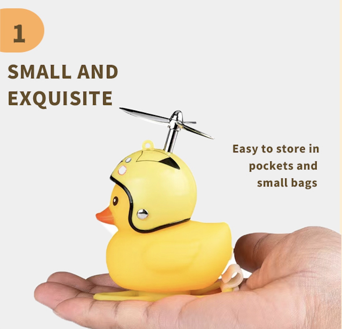 Lampka rowerowa, dzwonek w kaczuszka Pikachu Zasilanie bateria