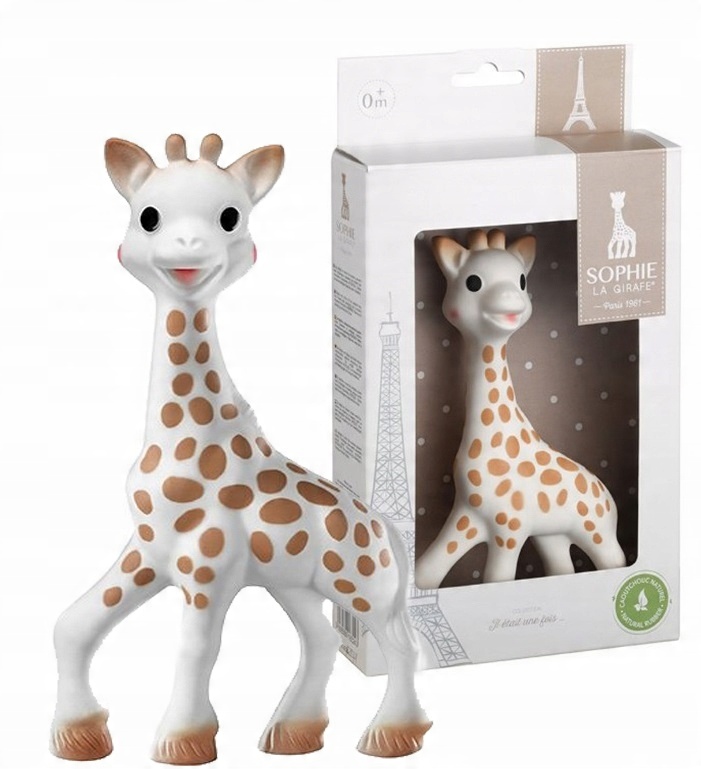 

Żyrafa Sophie Gryzak Naturalny Ząbkowanie 18CM