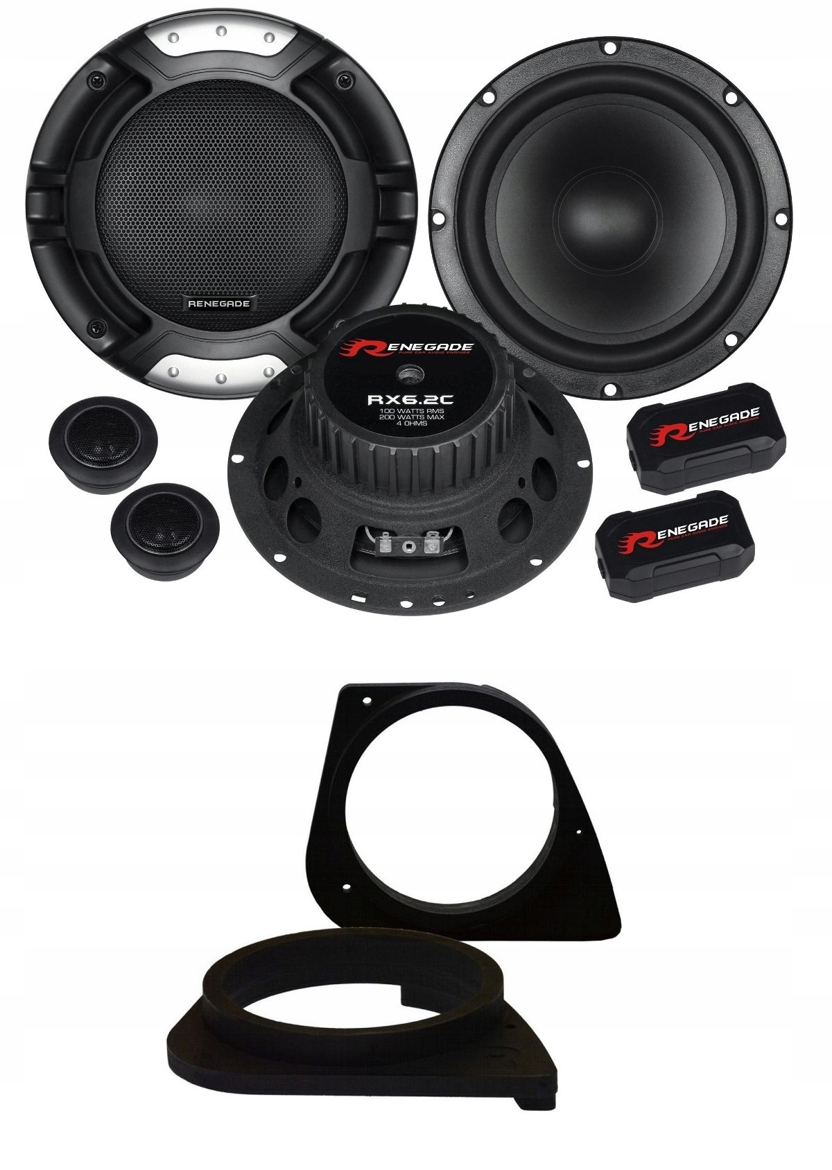 Automobilové reproduktory 165 mm Bmw 3er E46 Sedan Predné Renegade RX6.2C