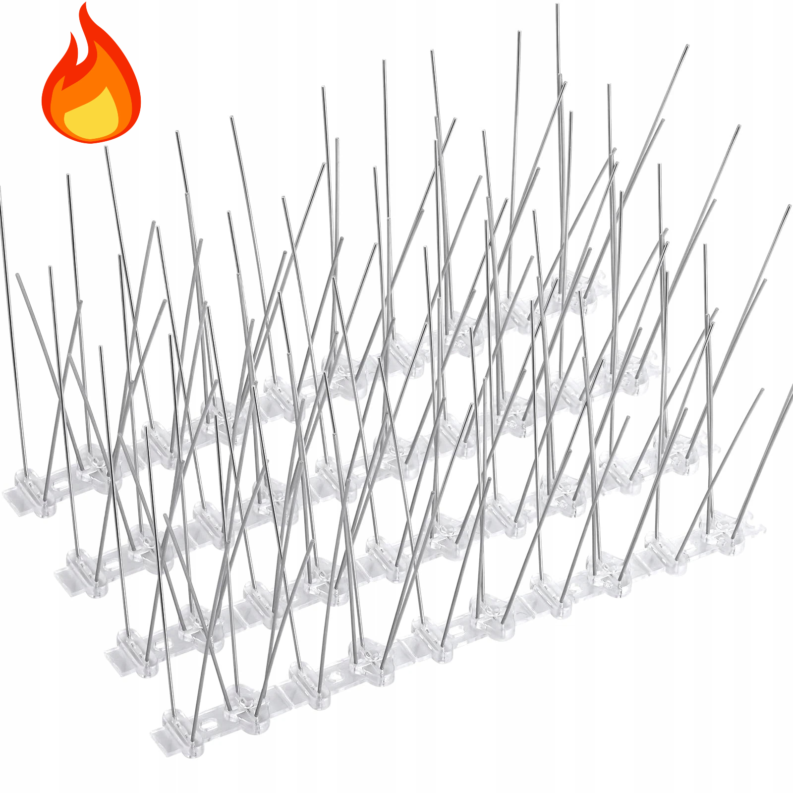 22 X Hroty Proti Ptákům Holubům Proti Holubům, Velmi Husté, Nerezové