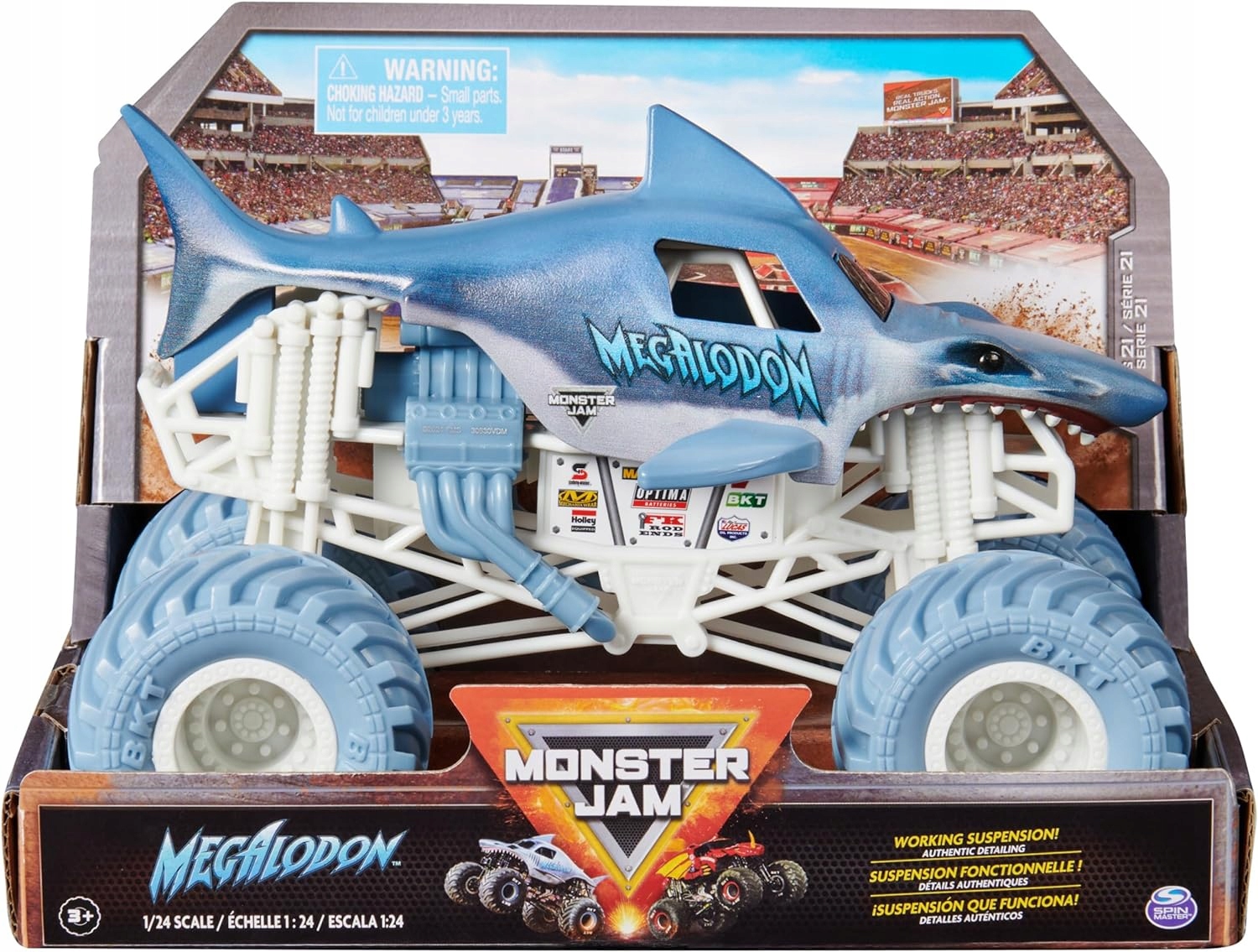 MONSTER JAM Diecast Pojazd Terenowy MEGALODON Rodzaj pojazdu terenowy