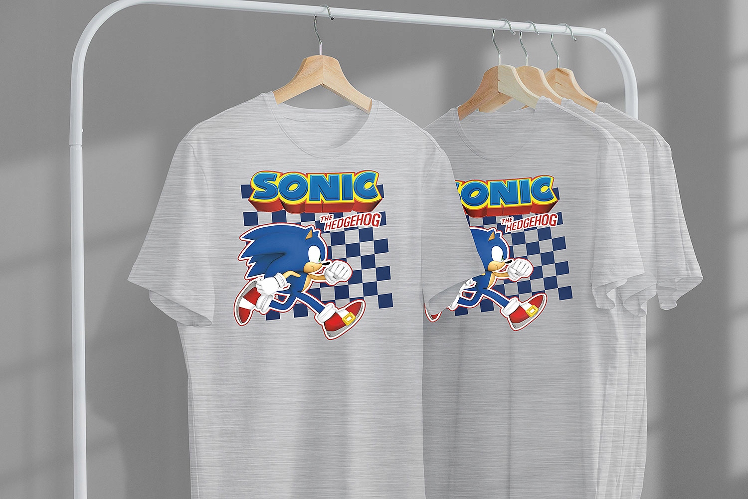 ZESTAW 3W1 KOSZULKA DLA DZIECI TATUAŻE NAKLEJKI SONIC 140 JAKOŚĆ Kolor dominujący inny