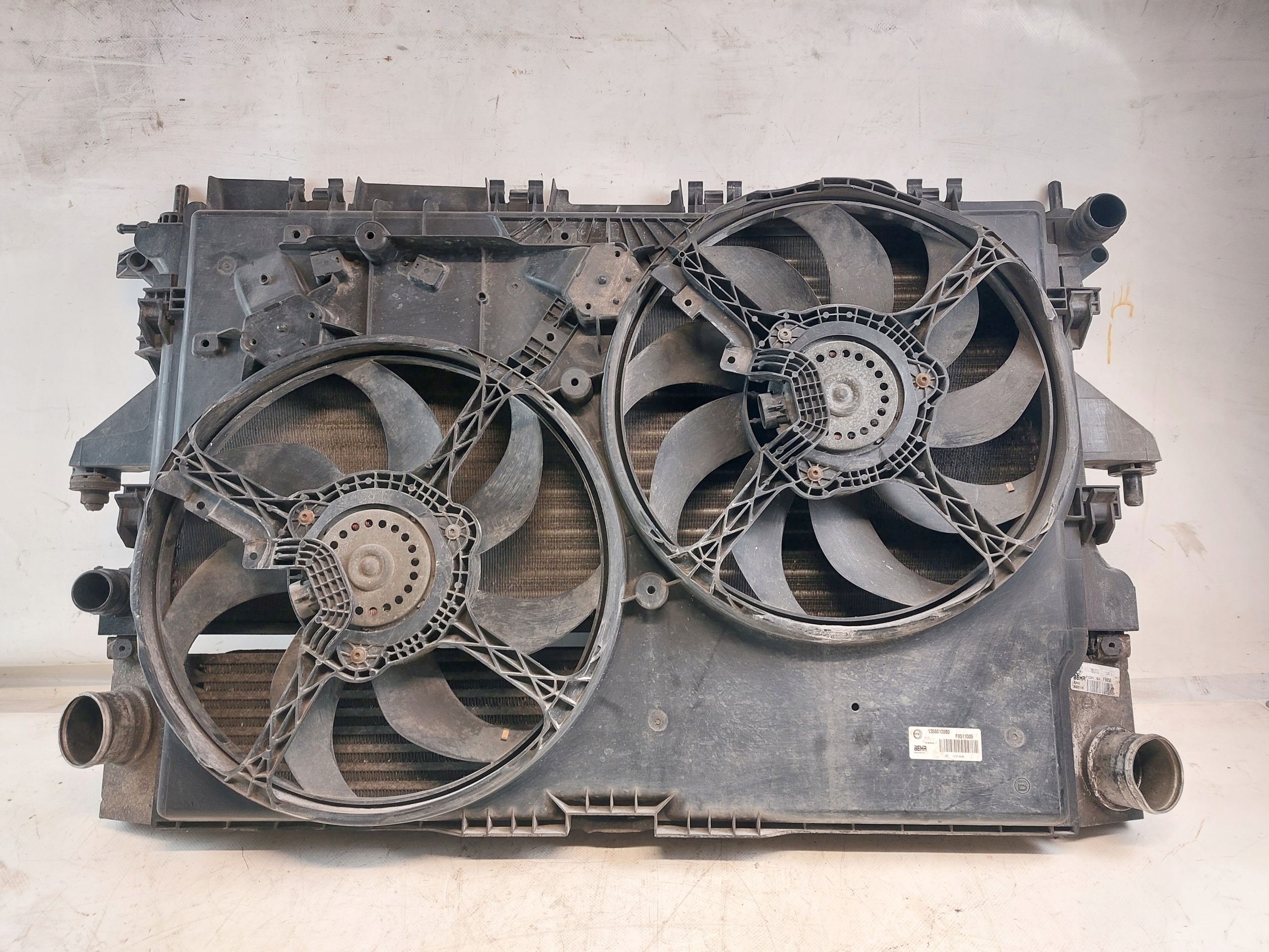 SESTAVA chladiče ventilátor CITROEN JUMPER II 2.2HDI