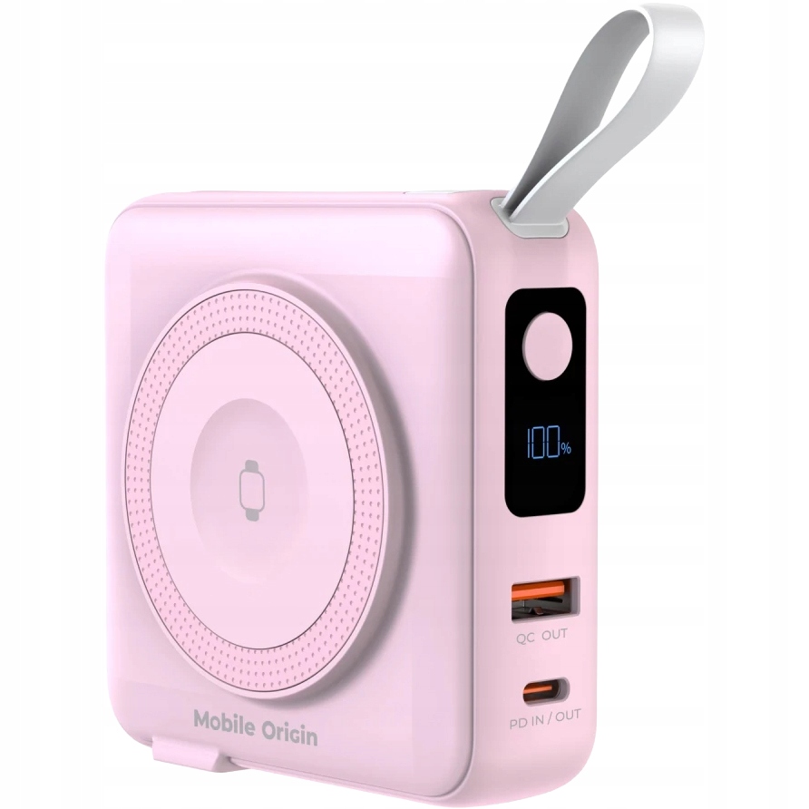 Powerbanka 10000 mAh pro MagSafe Usb-c, malý adaptér do zásuvky Mobile Origin