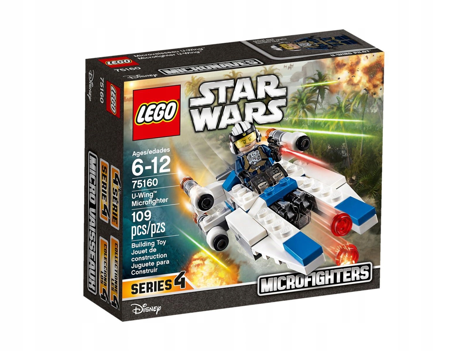 Nový stavebnice Lego Star Wars Mikrostíhačka U-Wing 75160 Misb 2017