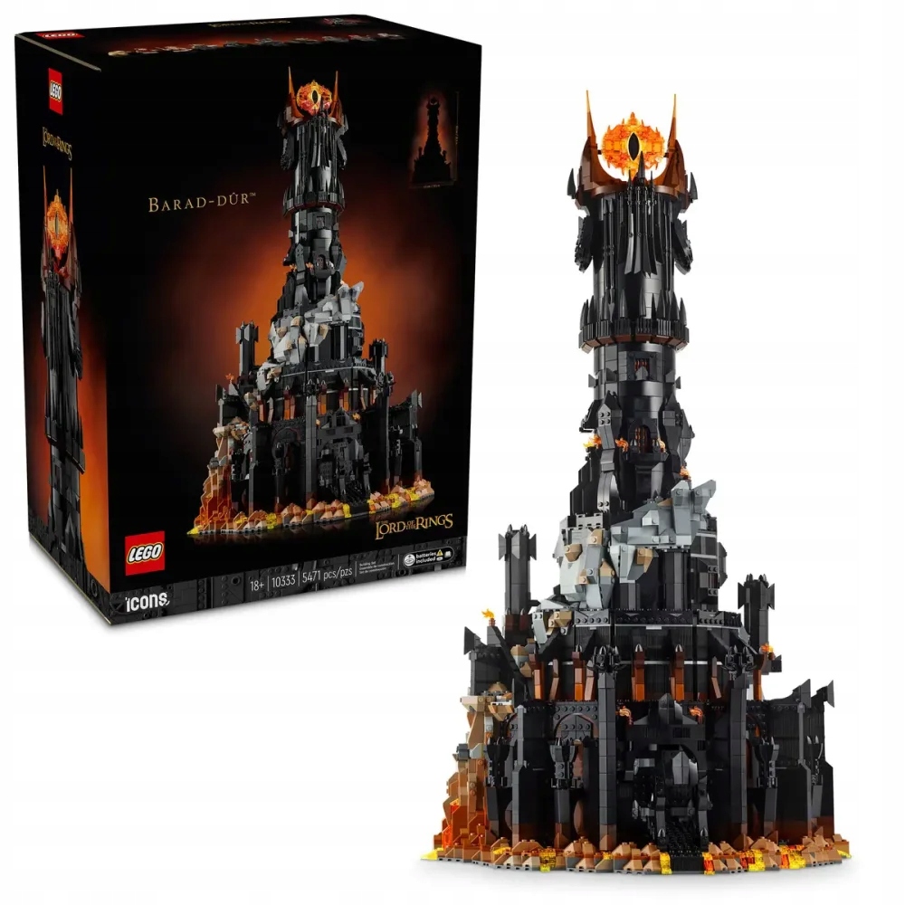 Lego Icons 10333 Vládce Prstenů Barad Dur 18+ Lord Of The Rings