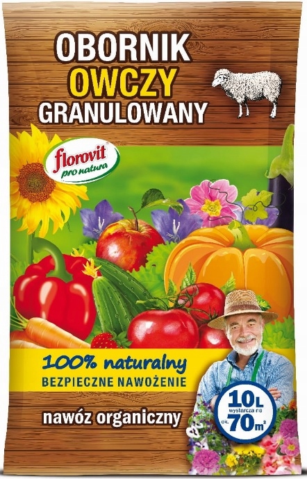 

Florovit nawóz Pro Natura Obornik Owczy 10 L Eko