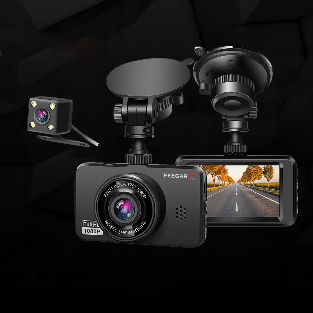 Wideorejestrator Feegar Kamera Samochodowa Cofania EAN (GTIN) 5904610880272