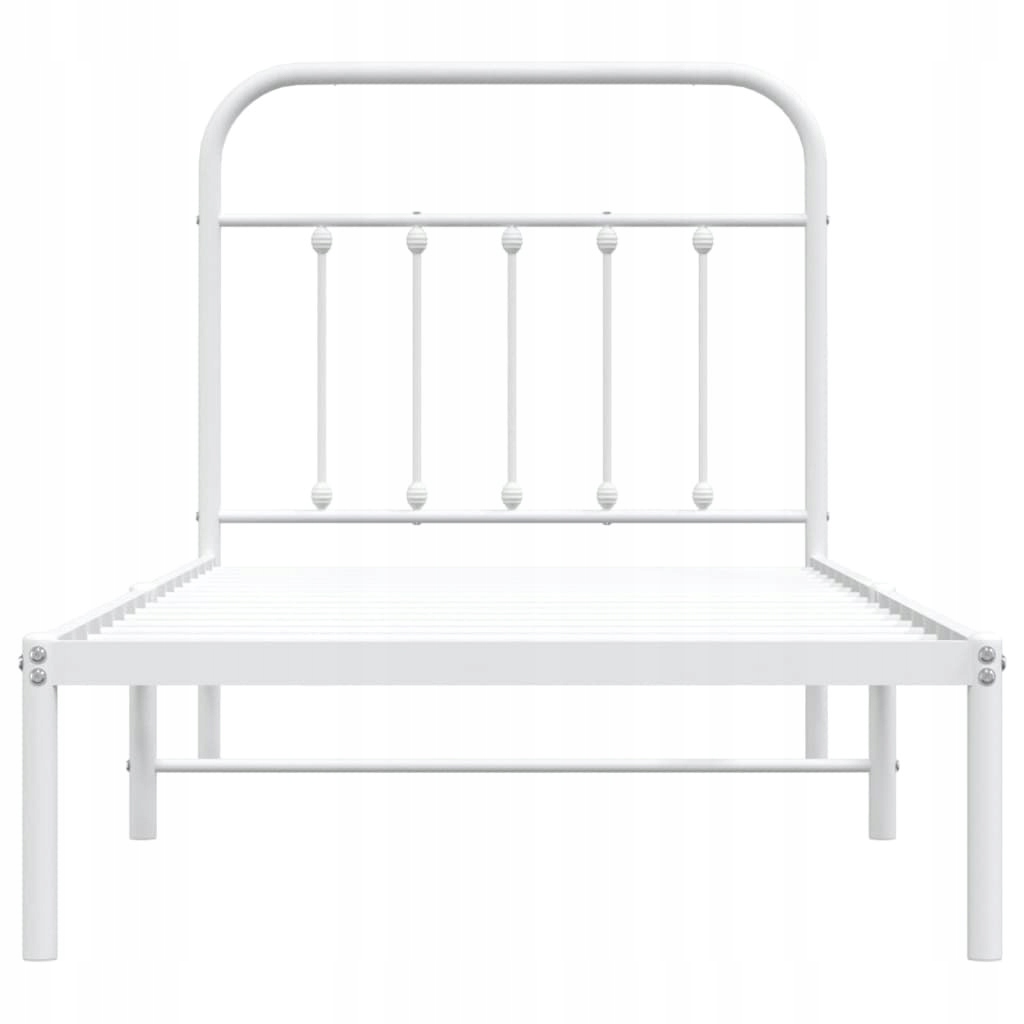 METALOWA RAMA ŁÓŻKA BIAŁA 90X200CM Waga produktu z opakowaniem jednostkowym 14.2 kg