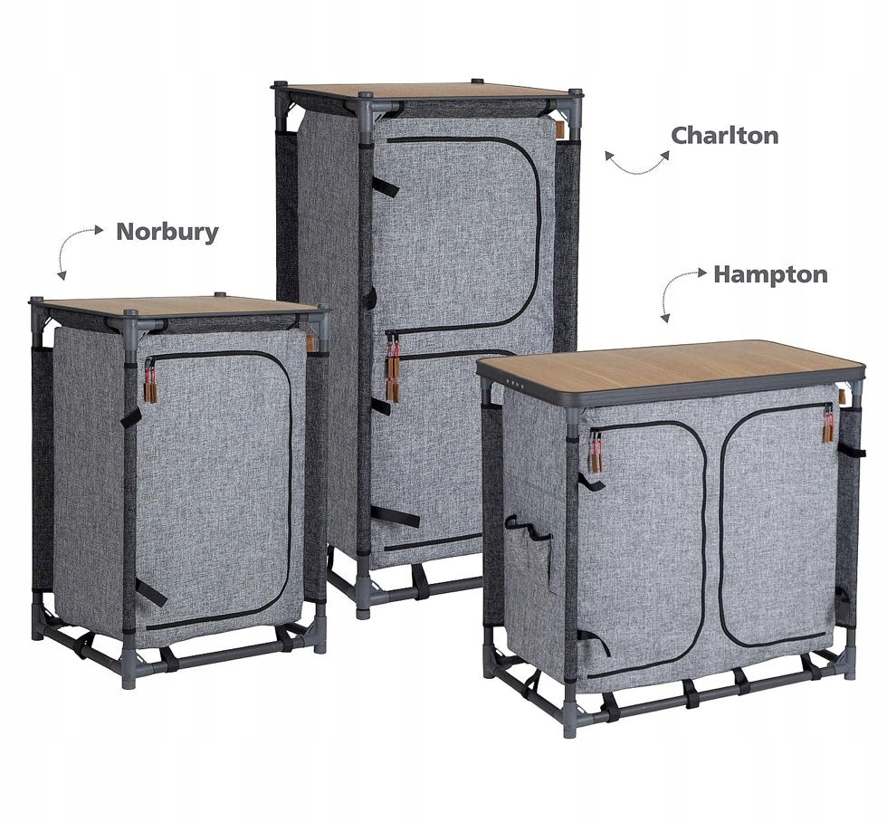 Szafka turystyczna SKŁADANA 57x48x80cm NORBURY Wysokość 80 cm