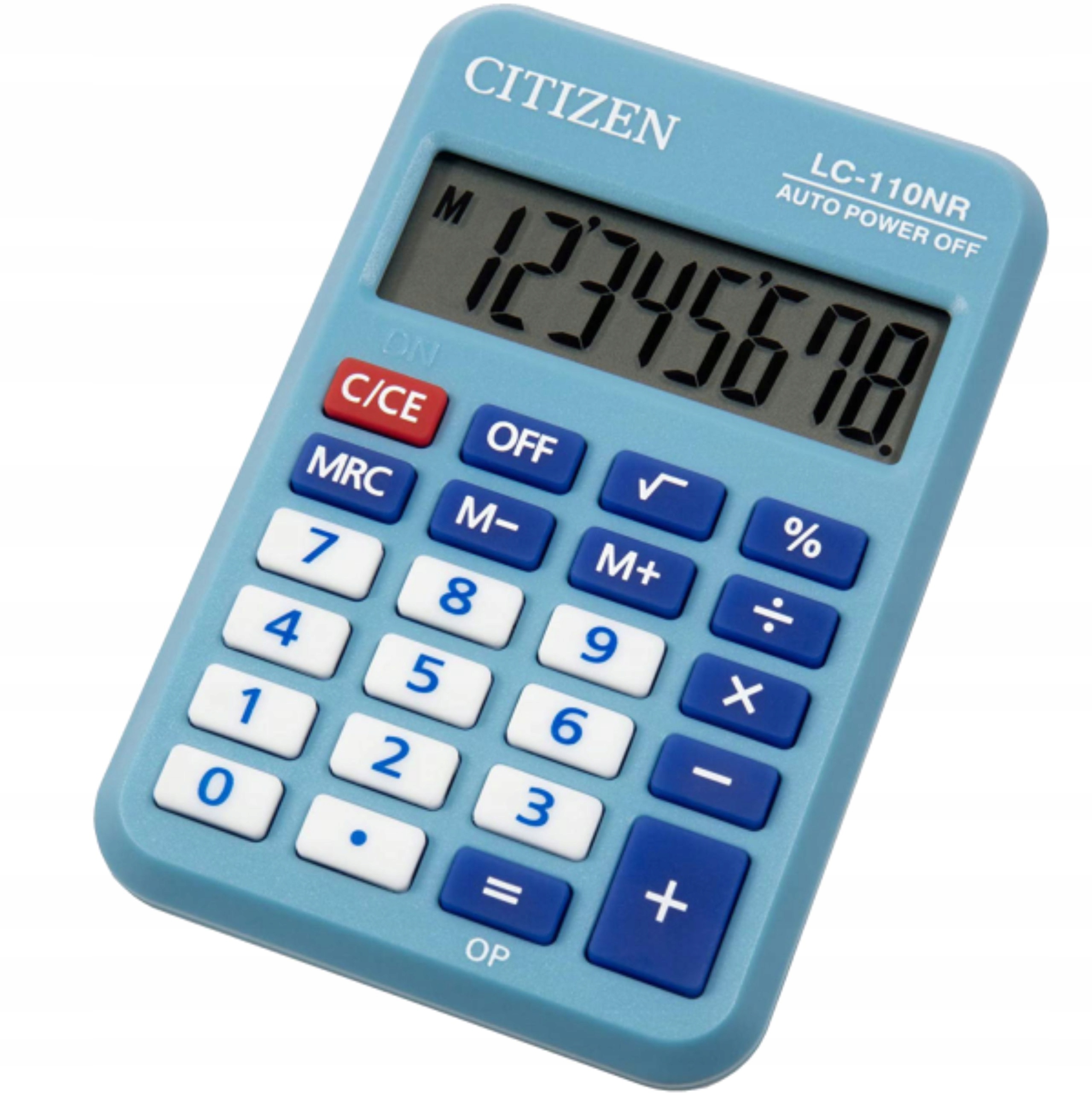 

Kalkulator biurowy Citizen LC-110NR-BL niebieski