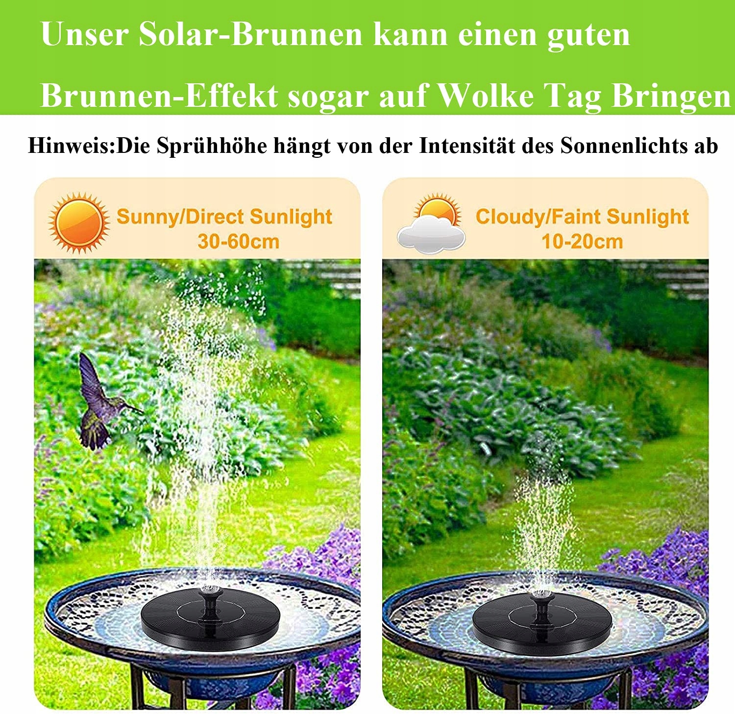 SOLARNA FONTANNA DO OGRODU I OCZKA WODNEGO — miniatura 4