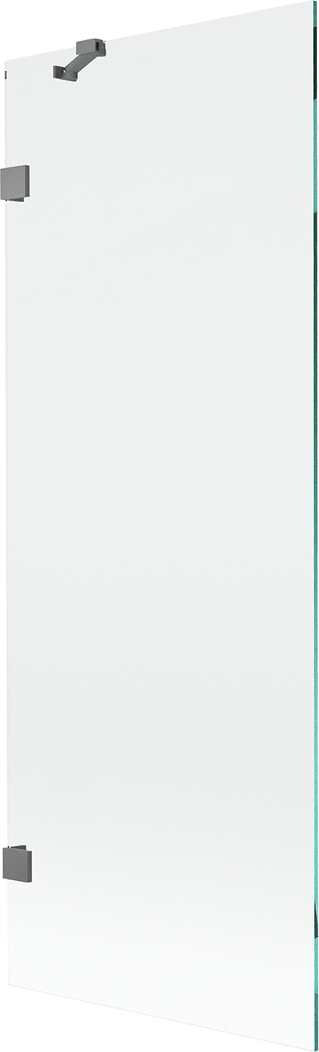 Mexen Lunar vanová zástěna 1-dílná 70 x 150 cm, transparentní, gun metal