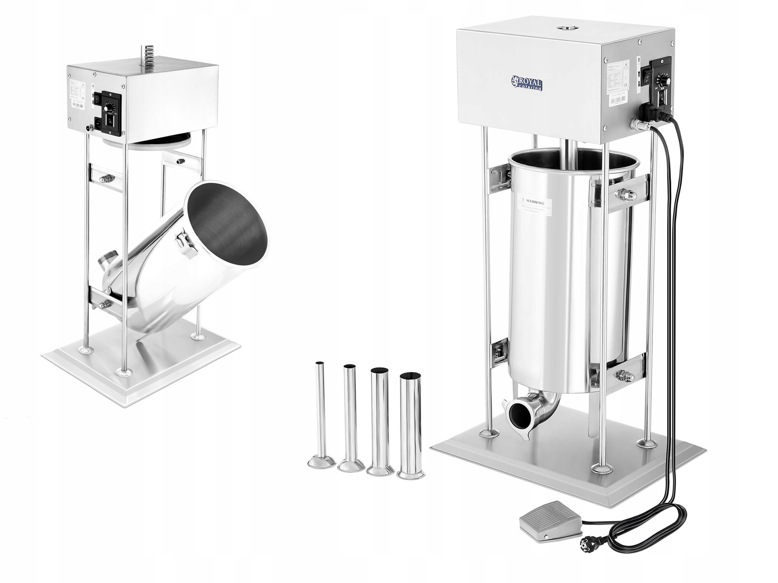 Plnička Do Klobás, Jitrnic Royal Catering Rcwf 15LE H Elektrický 15 L