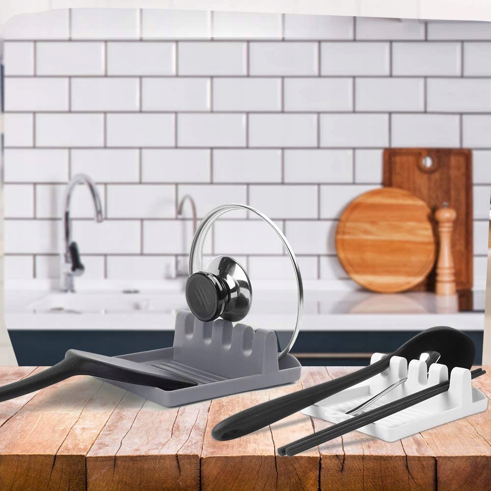 PODSTAWKA KUCHENNA OCIEKACZ NA ŁYŻKI POKRYWKI STOJAK WIELOFUNKCYJNY EAN (GTIN) 5903899253883