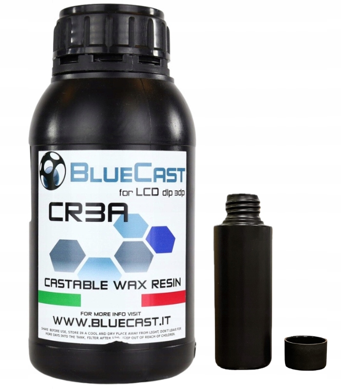 Uv pryskyřice BlueCast CR3A Jubilerská 0,1 kg 0,1 l pro 3D tiskárnu