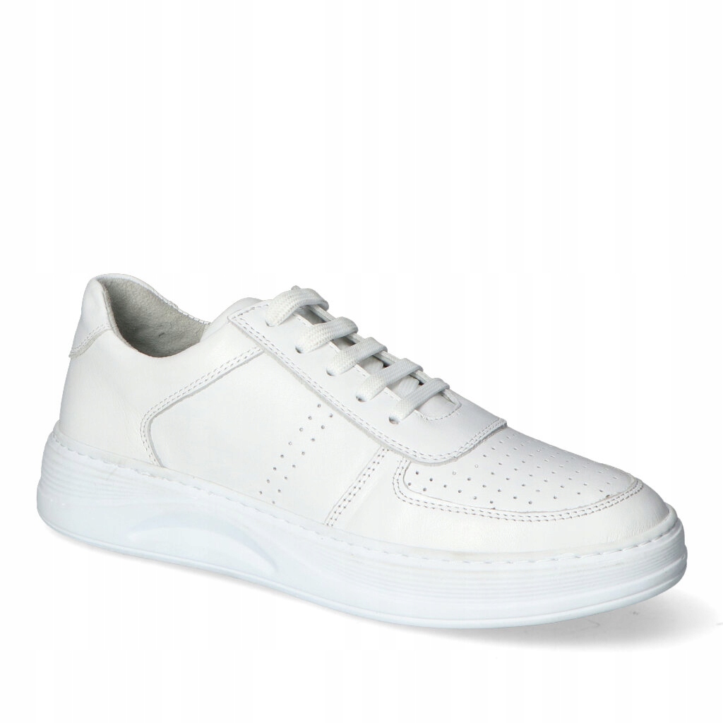 Dámské polobotky Sportovní tenisky Modo Bílé Přírodní kůže 41