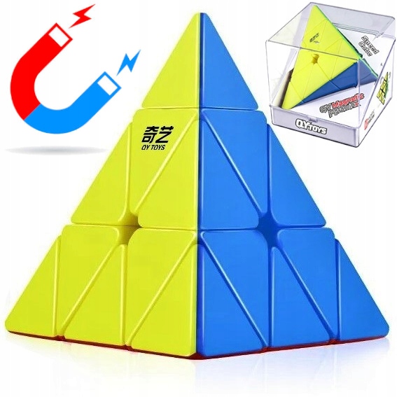 NOWA MAGNETYCZNA Kostka PYRAMINX 3x3x3 PIRAMIDA
