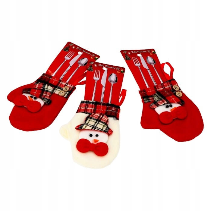 Pouzdro Pouzdra Na Příbory A Rukavice 12 Ks Na Vánoce