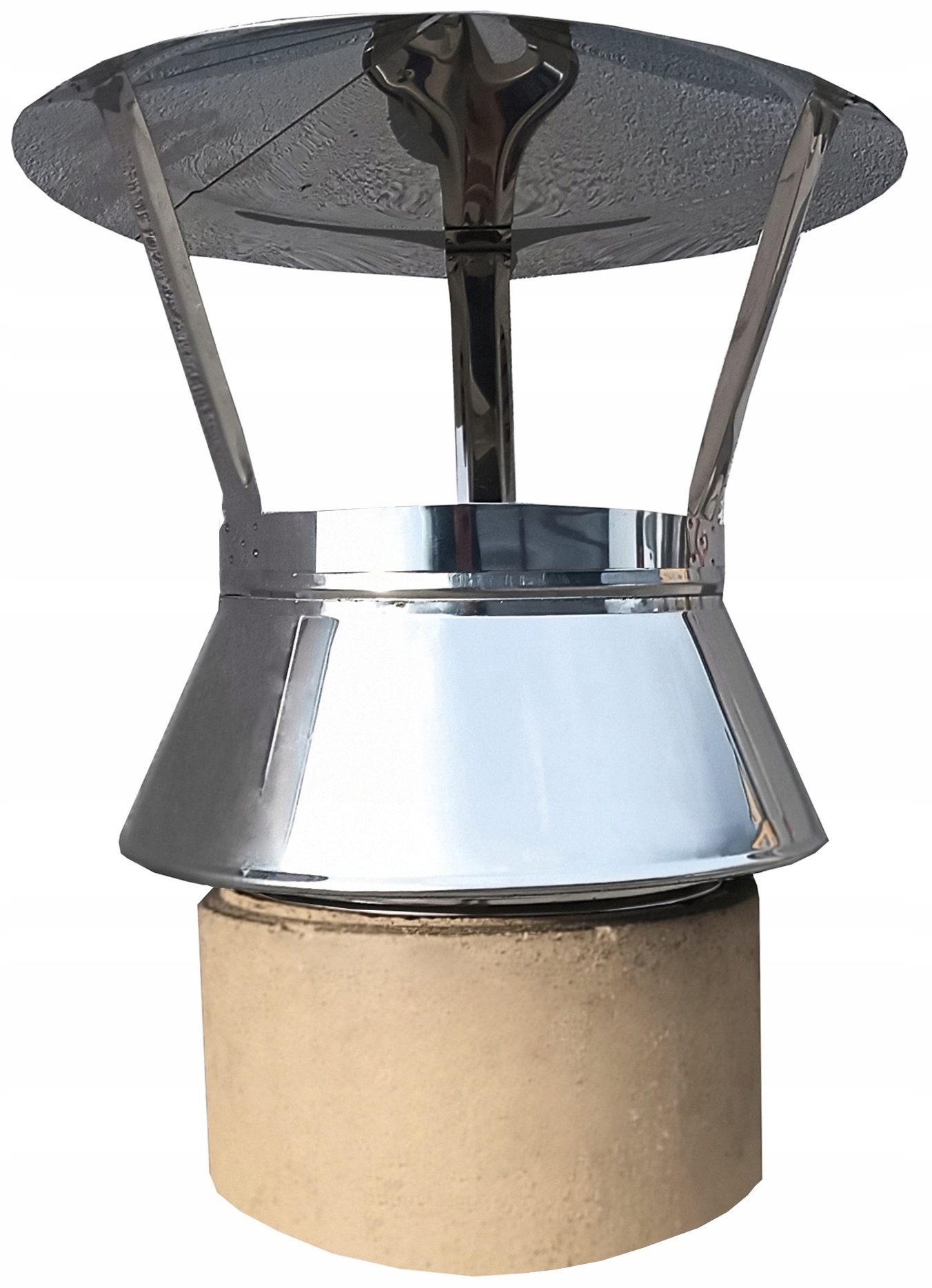 Zakończenie Komina Daszek Systemowy Dyfuzor Parasol Stożek Fi 200 Kwas