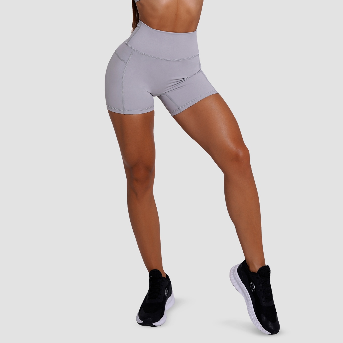 GymBeam Damskie szorty Fit Mist Grey S