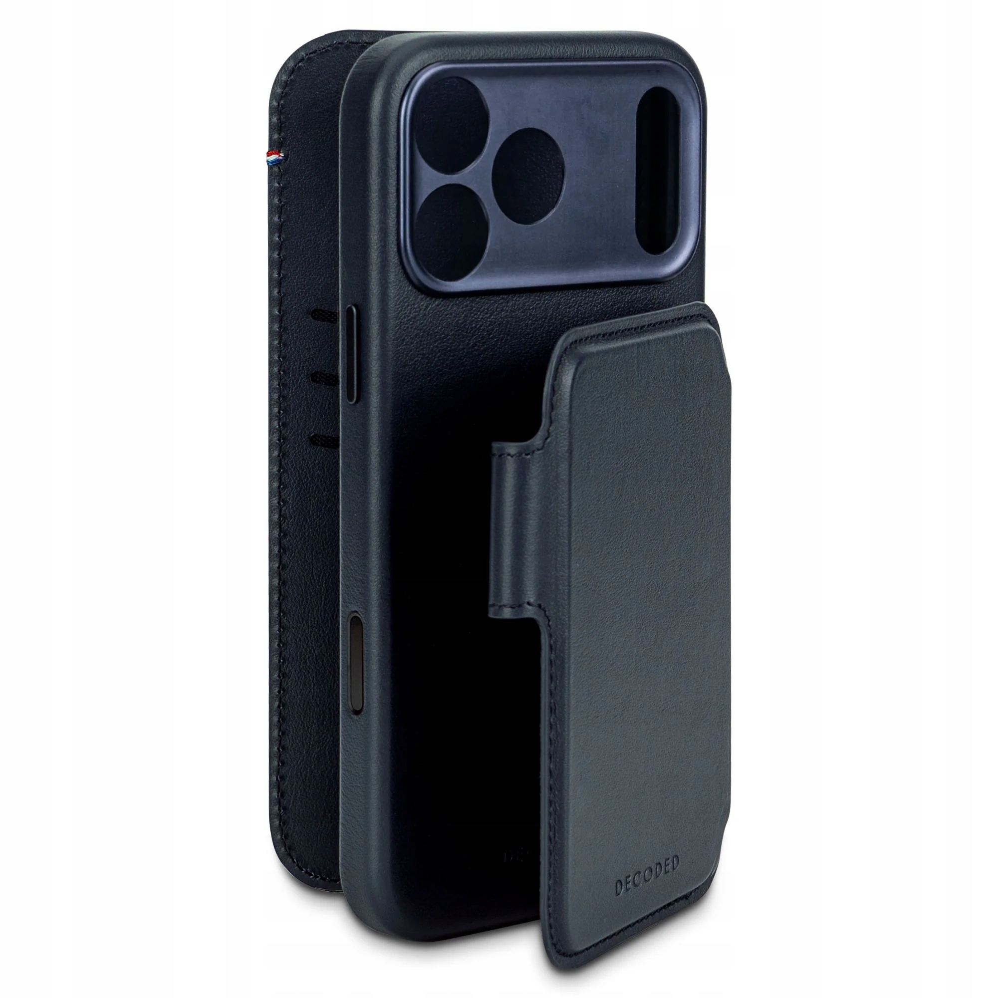 Decoded puzdro s dvojdielnou klapkou pre iPhone 17 Pro MagSafe, koža