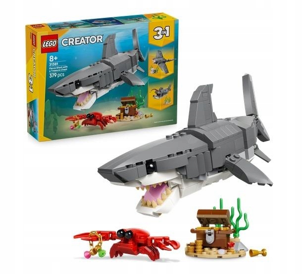 Lego(r) Creator 31381 Nebezpečný žralok a skříň...