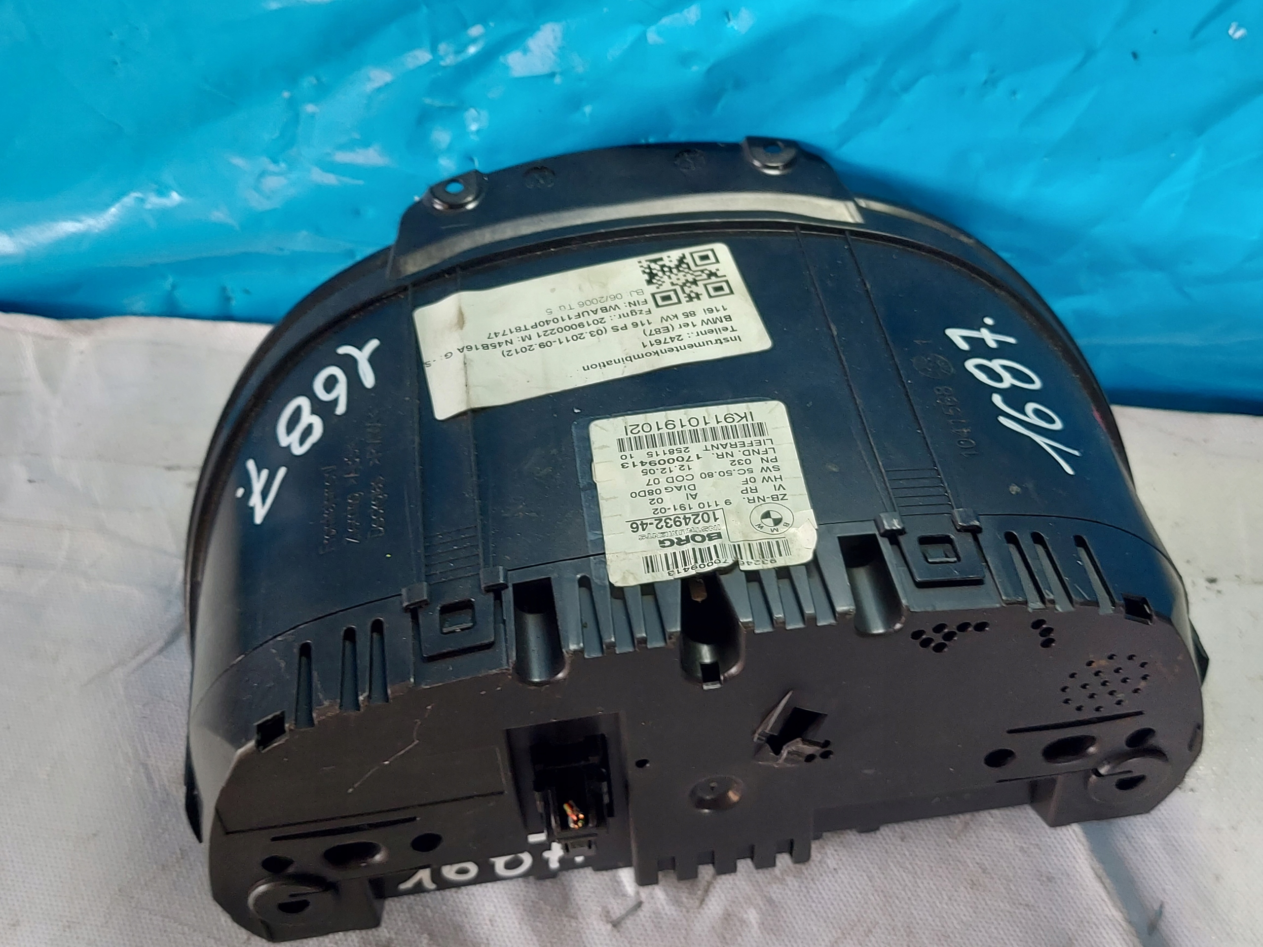 dials clock BMW 1 116i E87 102493246