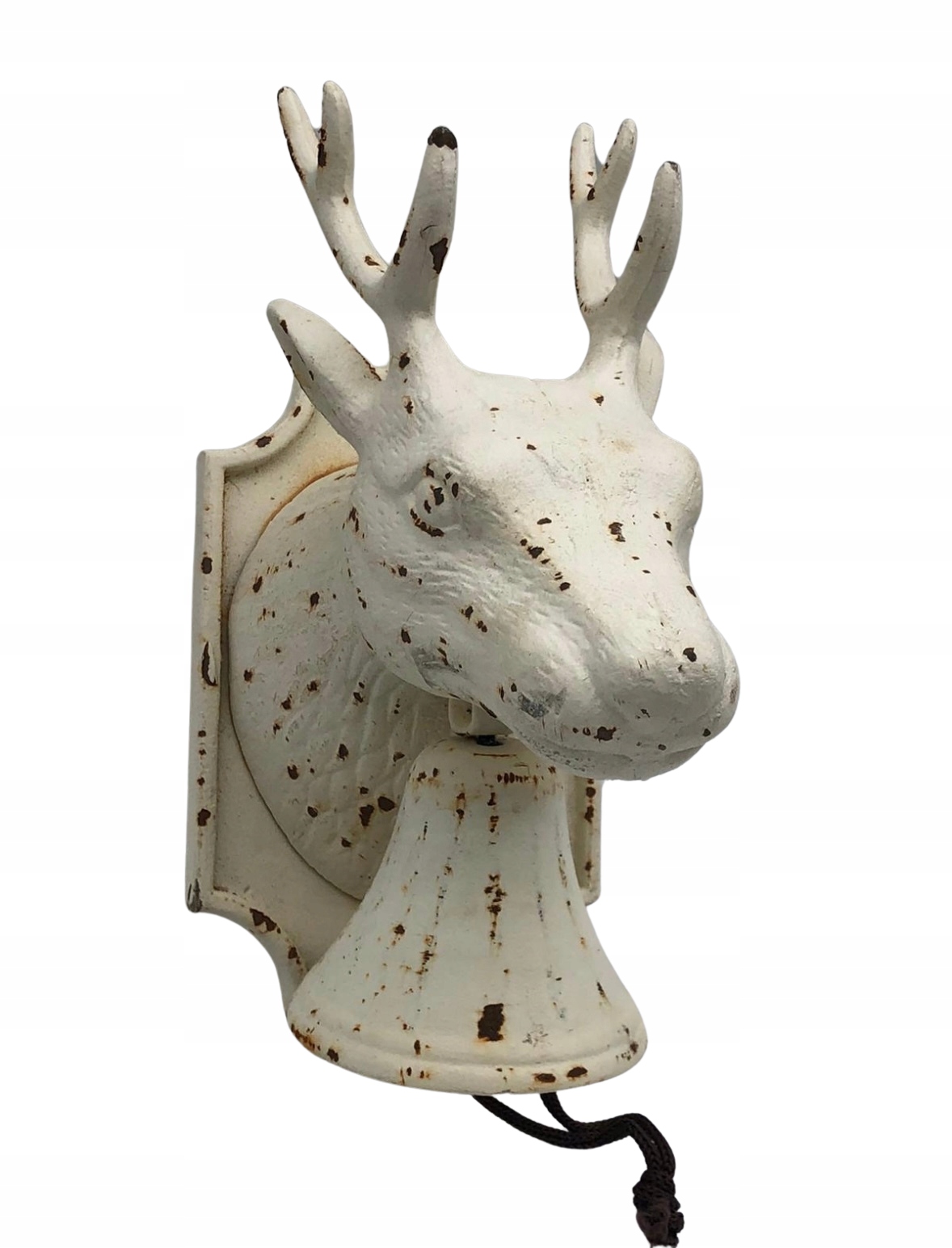 DZWON Z ŻELIWA JELEŃ PIĘKNY DZWONEK RZEŹBA