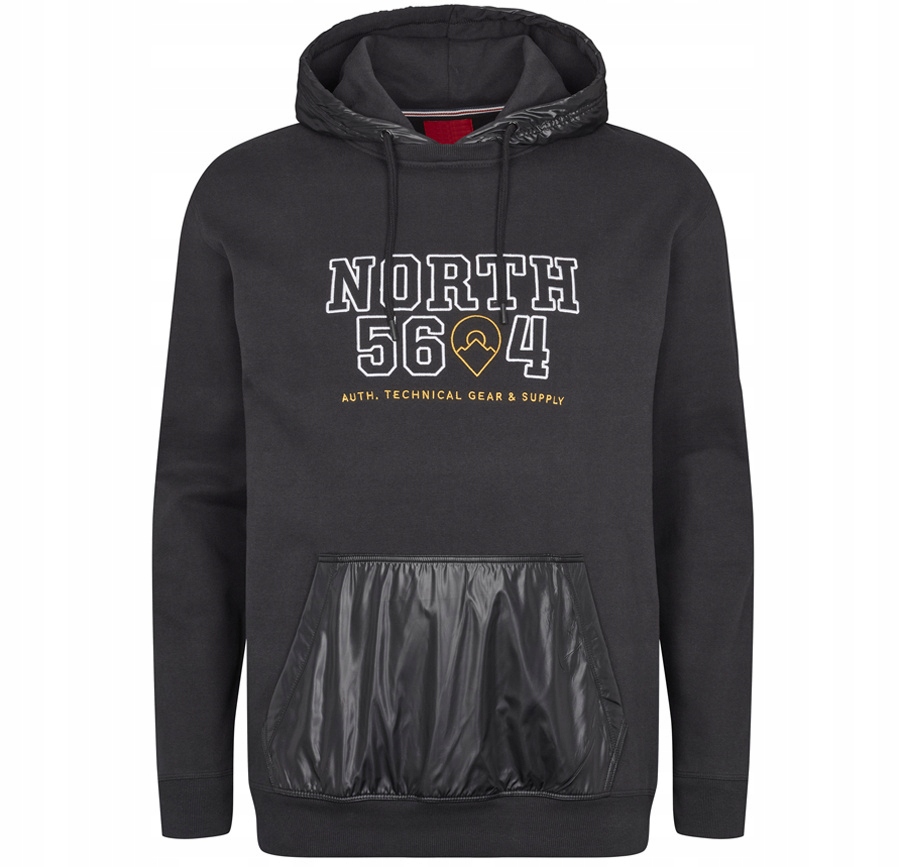 North 56 4 Velká Mikina s kapucí vel 6XL, obvod 176 cm