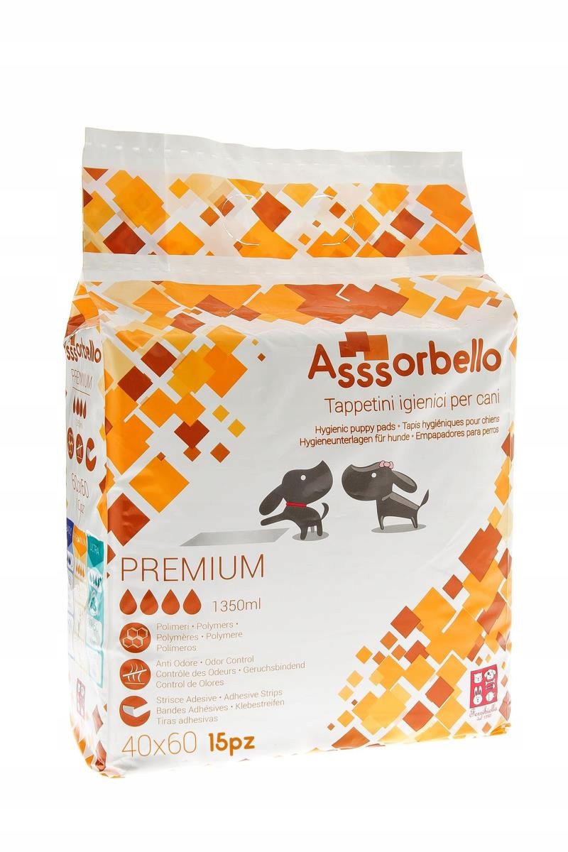 

Ferribiella Podkłady dla zwierząt Premium 40x60 15