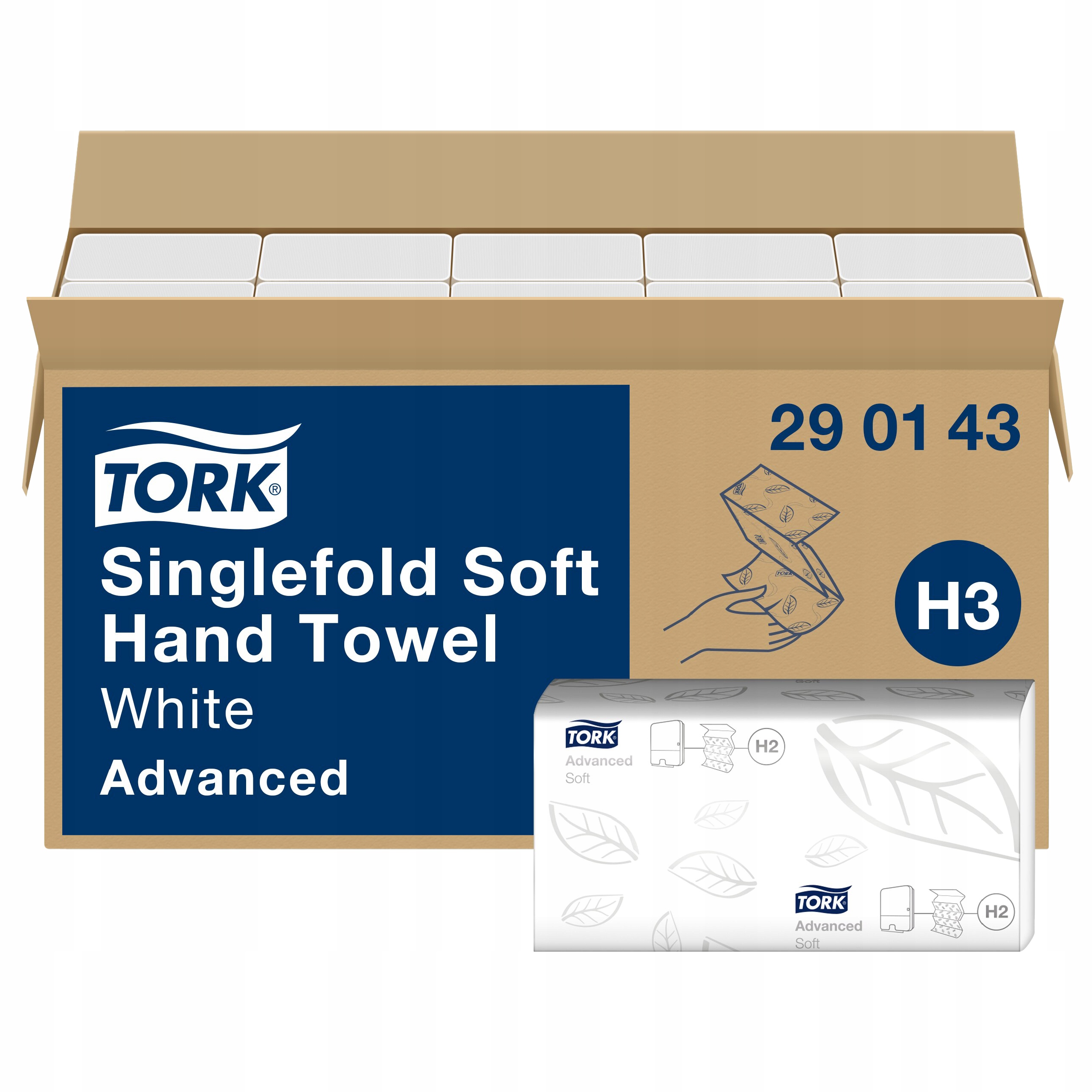 Ręcznik papierowy Zz kuchenny biały W Składce celuloza 15 szt Tork 290143