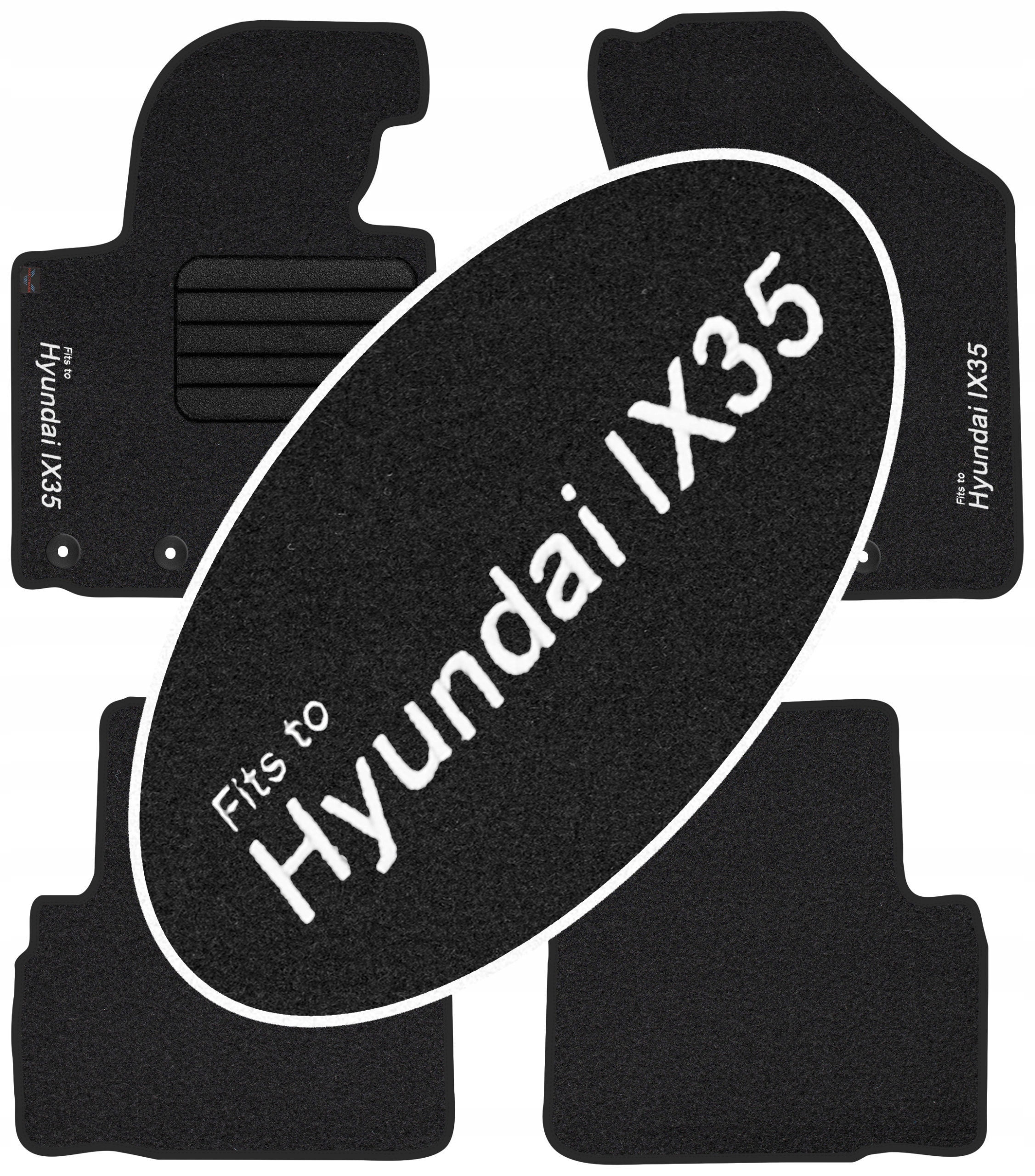 

Hyundai ix35 2010-2015 Dywaniki z Haftem